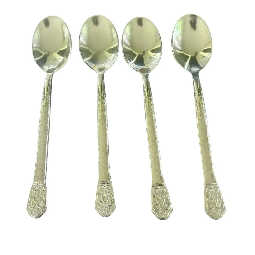 4 Gourmet Settings AVALON BARCELONA 18/10 Stainless 4 Soup Spoons